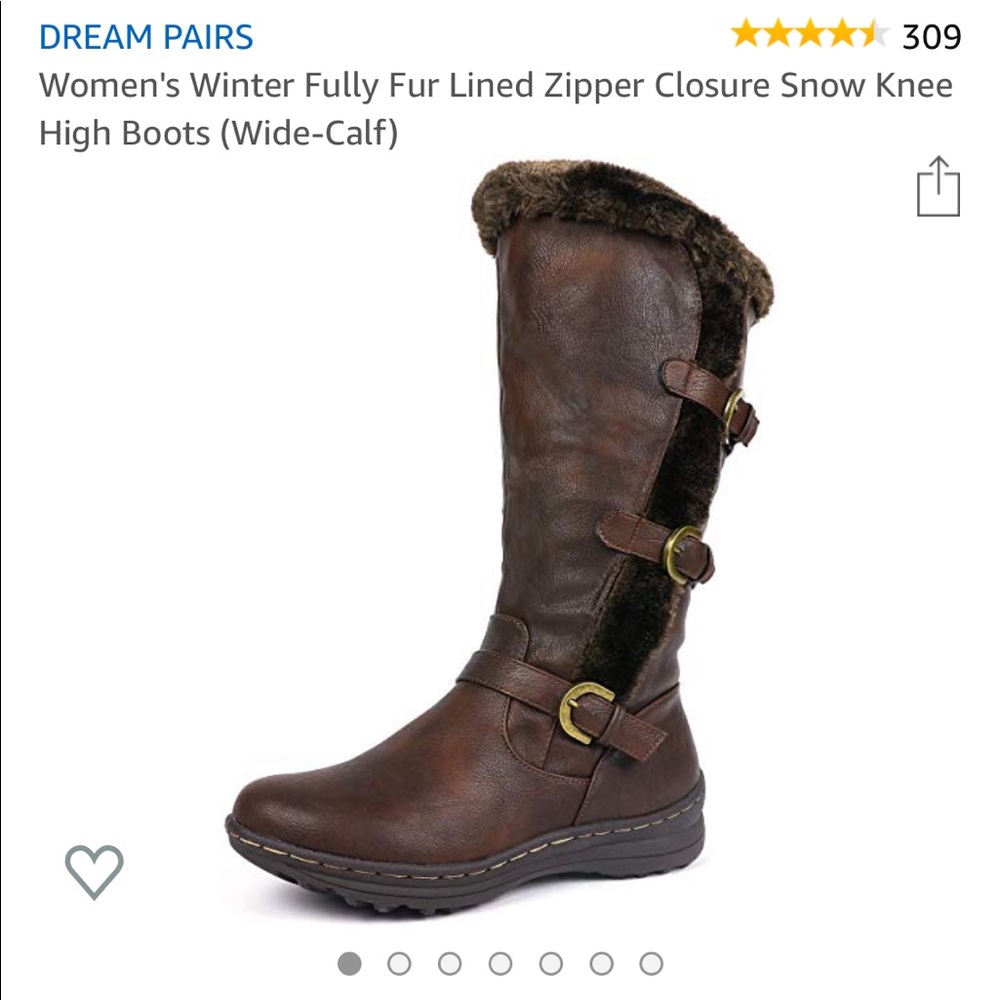 NWOT Fur Lined Winter Boots